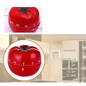 お買い得  キッチン用品＆小物-キッチンタイマーベーキング目覚まし時計トマトリマインダーメカニカルカウントダウンタイマー