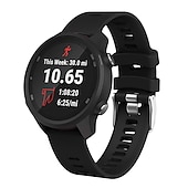 tanie Opaski do zegarków Garmin-Pasek do zegarka na Garmin Forerunner 55 245 645 Music Venu 2 Plus / Sq / Sq Muzyka Vivomove 3 HR Luxe Style Sport Podejście S42 / S40 / S12 Venu Silikon Zastąpienie Pasek 20mm Regulowany Oddychający