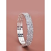 billige Armbånd-Dame Armbånd Multi Layer Dyrebar Personalisert Stilfull Kunstnerisk Luksus Elegant Legering Armbånd Smykker Sølv Til Gave Ferie Engasjement Skoleball Festival