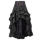 levne Spodní části-Retro Středověké Renesanční Sukně Korzet Ren Faire Pirát Dámské Pirát Fantazie Steampunk Běžné / Denní Dospělé Sukně
