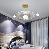tanie Żyrandole-Oświetlenie sufitowe led 55/65 cm koło projekt pojedynczy żyrandol akrylowy artystyczny styl nowoczesny styl stylowe malowane wykończenia led nowoczesny 220-240v