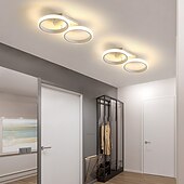 cheap Dimmable Ceiling Lights-LED Ceiling Light 34.5 52.5 cm Cluster Design Square Line Design Flush Mount Lights Aluminum Vintage Style Metal Linear Painted Finishes LED Vintage 220-240V