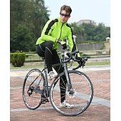 cheap Men&#039;s Jackets &amp; Gilets-Nuckily Men&#039;s Cycling Jacket with Pants Fleece Jacket Winter Thermal Warm Windproof 3D Pad Breathable Bike Windbreaker Clothing Suit Mountain Bike MTB Road Bike Cycling Green Red Blue Bike Wear