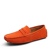 abordables Semi-formel-Mocassins en similicuir pour hommes, chaussures de conduite décontractées à enfiler avec semelle antidérapante - parfaites pour un usage quotidien