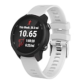 tanie Opaski do zegarków Garmin-Pasek do zegarka na Garmin Forerunner 55 245 645 Music Venu 2 Plus / Sq / Sq Muzyka Vivomove 3 HR Luxe Style Sport Podejście S42 / S40 / S12 Venu Silikon Zastąpienie Pasek 20mm Regulowany Oddychający