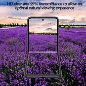 Недорогие Защитные пленки для Samsung-2 комплекта Телефон Защитная пленка Назначение Samsung Galaxy Z Flip 4 Z Flip 3 Z Flip Z Flip 2 Гидрогель ТПУ Самозаживление Анти-пузыри Против отпечатков пальцев HD Защита от царапин