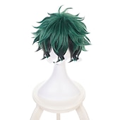 お買い得  アニメウィッグ-緑谷出久かつらマスク 僕のヒーローアカデミア デクコスプレウィッグ 緑谷出久コスプレ ハロウィンかつら