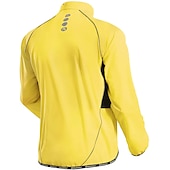 cheap Men&#039;s Jackets &amp; Gilets-Nuckily Men&#039;s Cycling Jacket Rain Jacket Packable Waterproof Windproof UV Protection Bike Jacket Windbreaker Mountain Bike MTB Road Bike Cycling City Bike Cycling Black White Yellow Bike Wear