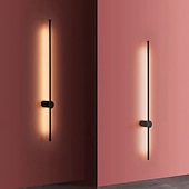 abordables Appliques murales LED-lightinthebox appliques murales LED simples appliques murales linéaires nordiques modernes appliques murales encastrées rotatives lumières de couloir LED dimmable salon chambre applique murale