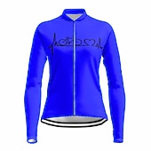 ieftine Tricouri pentru femei-Pentru femei Jersey de ciclism Inimă Grafic Amuzant Manșon Lung Bicicletă Jerseu Topuri cu 3 buzunare spate Ciclism montan Ciclism stradal Uscare rapidă Dungi reflectorizante Înapoi de buzunar