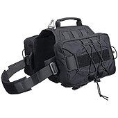 economico Essenziali da viaggio per cani-zaino per cani da viaggio segugio da sella per cani da viaggio zaino per escursioni in campeggio medio&amp;amp;amplificatore; cane grande con 2 capienti tasche laterali