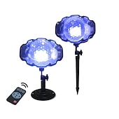 cheap Christmas Gift Lights-Christmas Snowflake Projection Lamp Ground Plug-in Vertical Dual-purpose Snowflake Projector Lamp Christmas Decoration Lamp Can Be Plugged In