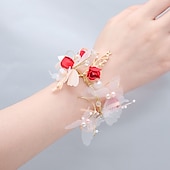 voordelige Kinderaccessoires-Kinderen Voor meisjes Armbanden Bloemig Blozend Roze Rood