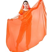 voordelige Dansaccessoires-lichtgewicht chiffon handsjaal buikdanskostuum outfit hippe sjaal sjaals sluiers (alleen sjaal)
