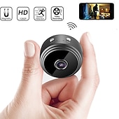 baratos Câmaras de IP-A9 Câmera 1080P (1920 × 1080) Mini Sem Fio Detector de Movimento Acesso Remoto Configuração de Wi-Fi protegido Interior Apoio, suporte 128 GB