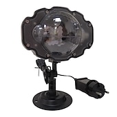 cheap Christmas Gift Lights-Christmas Snowflake Projection Lamp Ground Plug-in Vertical Dual-purpose Snowflake Projector Lamp Christmas Decoration Lamp Can Be Plugged In