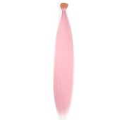 abordables Crocheter les cheveux-Kit d&#039;extensions de cheveux synthétiques i tip fusion de kératine diverses couleurs Kit de cheveux de bâton de pointe de kératine de 16 pouces pour les femmes 30 brins/paquet