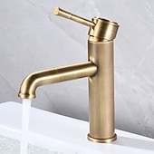 cheap Classical-Bathroom Sink Faucet - Pull Out Oil-Rubbed Bronze / Antique Brass Centerset Single Handle One Holebath Taps
