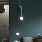 رخيصةأون أضواء قلادة-مصباح معلق LED 2-Light 120 سم قابل للتعتيم على شكل دائرة كروية بتصميم دائري مصباح أكريليك فني رسمي حديث على الطراز الاسكندنافي المتاجر / المقاهي وغرفة الطعام وغرفة النوم وأضواء غرفة الأطفال 110-240 فولت