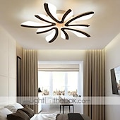 economico Lampade da soffitto con dimmer-plafoniera a led dimmerabile moderna dente di leone stile nordico lampada da soffitto in acrilico design minimalista a strati soggiorno luci della sala da pranzo ac220v solo dimmerabile con