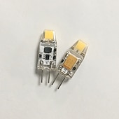 Χαμηλού Κόστους LED Bi-pin Λάμπες-10 τεμ. 1,5w led cob λαμπτήρας bi-pin 300lm g4 ζεστό λευκό 12v 10w αντικατάσταση αλογόνου χωρίς τρεμόπαιγμα για κάτω από το ντουλάπι, ελαφρύ τοπίο