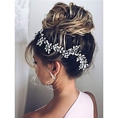 economico Accessori per acconciature-sposa strass capelli vite nuziale argento capelli pezzo fascia di cristallo accessori per capelli per donne e ragazze