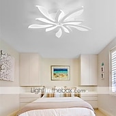 economico Lampade da soffitto con dimmer-plafoniera a led dimmerabile moderna dente di leone stile nordico lampada da soffitto in acrilico design minimalista a strati soggiorno luci della sala da pranzo ac220v solo dimmerabile con