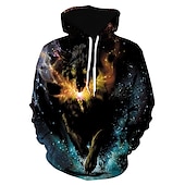 preiswerte Tierdruck-Herren Wolf Tier gemustert Hoodie Sweatshirt Kapuze Hoodies Pullover Hoodie Sweatshirt Kapuze Langarm Sweatshirt mit Kapuze Mit Kapuze Vintage WY-0325 WY-0326 Designer