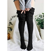 economico Calze per abiti e pantaloni-calze da donna in regalo alla moda comode calze colorate calde casual rosa cipria 1 paio / calzini casual abiti da casa