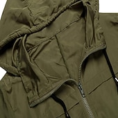 cheap Outdoor Jackets-Women's Hiking Raincoat Waterproof Hiking Jacket Rain Jacket Spring Winter Outdoor Thermal Warm Waterproof Windproof Quick Dry Outerwear Coat Top Fishing Climbing Casual Black Navy Blue Dark Green