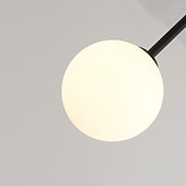 رخيصةأون أضواء قلادة-مصباح معلق LED 2-Light 120 سم قابل للتعتيم على شكل دائرة كروية بتصميم دائري مصباح أكريليك فني رسمي حديث على الطراز الاسكندنافي المتاجر / المقاهي وغرفة الطعام وغرفة النوم وأضواء غرفة الأطفال 110-240 فولت
