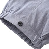 halpa Pojan juhlapuku-3 osainen Sormuspojan puku Poikien Lapset Taapero Puku Muodollinen puku Paita ja housut Koulu Juhla Deitti Aktiivinen Perus Yhtenäinen väri Rusetti Harmaa Puuvilla