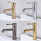 cheap Classical-Bathroom Sink Faucet - Pull Out Oil-Rubbed Bronze / Antique Brass Centerset Single Handle One Holebath Taps