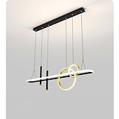 economico Modello a cerchio-1 luce 108 cm lampada a sospensione a led design circolare design singolo metallo stile moderno eleganti finiture verniciate ufficio sala da pranzo soggiorno luci 110-240v