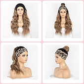 economico Parrucche trendy sintetiche-parrucche per capelli ricci con cuticola completa parrucche per capelli con fascia elastica indossabile per capelli umani