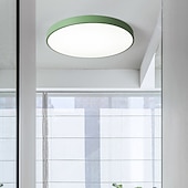 baratos Luzes de teto reguláveis-Luzes de teto LED de 30 cm lâmpadas de teto com design circular regulável