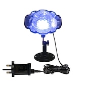 cheap Christmas Gift Lights-Christmas Snowflake Projection Lamp Ground Plug-in Vertical Dual-purpose Snowflake Projector Lamp Christmas Decoration Lamp Can Be Plugged In
