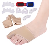 billiga Stöd för hammartå-9 bitar mjuk silikon gel tå separator hallux valgus bunion distanser 0 överlappande tår corrector bunion corrector ortotik smärtlindring fotvård