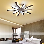 economico Lampade da soffitto con dimmer-plafoniera a led dimmerabile moderna dente di leone stile nordico lampada da soffitto in acrilico design minimalista a strati soggiorno luci della sala da pranzo ac220v solo dimmerabile con