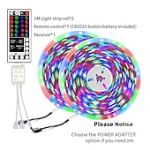 cheap USB Strip Lights-LED Strip Lights (2x5M)10M 32.8ft 2835 RGB 600LEDs 8mm Strips Lighting Flexible Color Changing with 44 Key IR Remote Ideal for Home Kitchen Christmas TV Back Lights DC 12V