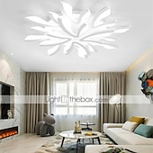 economico Lampade da soffitto con dimmer-plafoniera a led dimmerabile moderna dente di leone stile nordico lampada da soffitto in acrilico design minimalista a strati soggiorno luci della sala da pranzo ac220v solo dimmerabile con