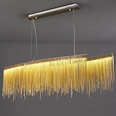 cheap Island Lights-100 cm Multi-shade Bulb Included Chandelier Gold Pendant Light Metal Island Oil-rubbed Bronze Chic &amp; Modern Luxury Firework 110-120V 220-240V