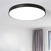 baratos Luzes de teto reguláveis-Luzes de teto LED de 30 cm lâmpadas de teto com design circular regulável