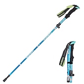 ieftine Εργαλεία Χειρός-reglați stâlp de trekking în 5 secțiuni aliaj de aluminiu pliabil ultra-ușor telescopic în aer liber bastoane de drumeție pliabile bastoane de trekking camping portabil baston de drumeție baston de
