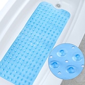 economico Tappetino antiscivolo per vasca-tappetino da bagno antiscivolo tappetino da bagno extra lungo antiscivolo bagno doccia antibatterico vasca da bagno nuovo il bagno vasca da bagno antiscivolo bagno impermeabile massaggio poggiapiedi