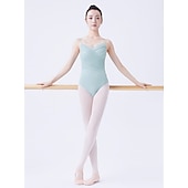 abordables Ropa de ballet-Ballet Faldas Tul Mujer Rendimiento Entrenamiento Sin Mangas Cintura Alta Chinlon