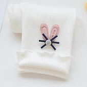 preiswerte Unterteile-Mädchen 3D Tier Gamaschen Frühling Herbst Kuschelig Basic Stumpfhosen kinderkleidung 3-8 Jahre Freizeitskleidung Casual Regular Fit
