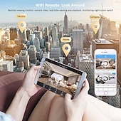 baratos Câmaras de IP-A9 Câmera 1080P (1920 × 1080) Mini Sem Fio Detector de Movimento Acesso Remoto Configuração de Wi-Fi protegido Interior Apoio, suporte 128 GB