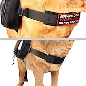 economico Essenziali da viaggio per cani-zaino per cani da viaggio segugio da sella per cani da viaggio zaino per escursioni in campeggio medio&amp;amp;amplificatore; cane grande con 2 capienti tasche laterali