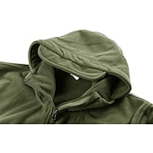 billiga Herrjackor och -rockar-herr varm militär taktisk jacka sport fleece huva jacka vinter äventyr jacka rockar utomhus vindtät flera fickor lätt jacka med hel dragkedja trenchcoat topp camping jakt fiske